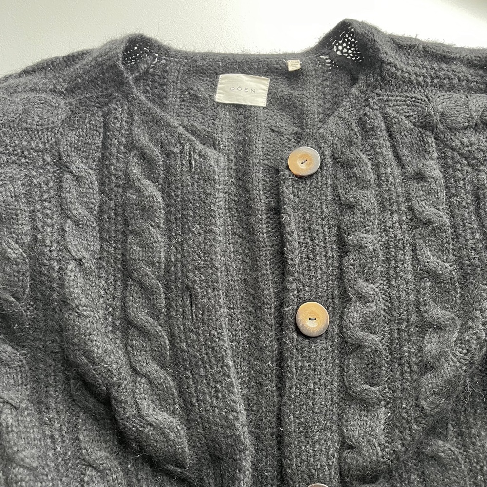 *RESERVED* Dôen 'Mesa' Cardigan Sweater, Black, XS - Picture 11 of 15